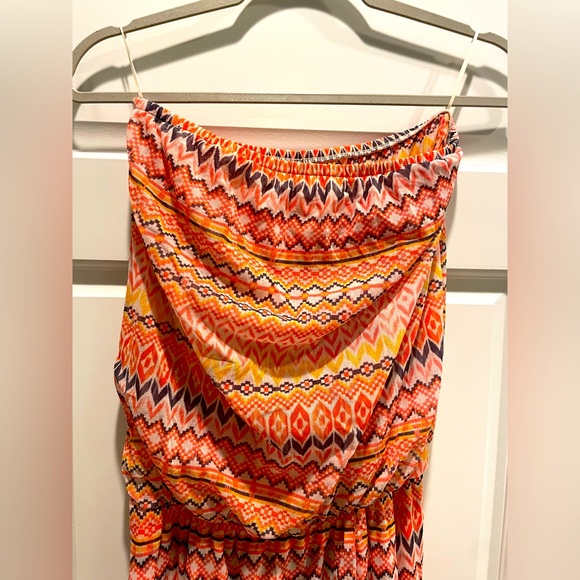 Sweet Pea Strapless Aztec Print Maxi Dress - Picture 4 of 4
